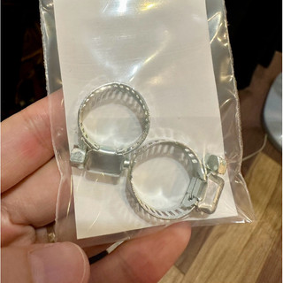 set 2 đai xiết (cổ dê) cho dây dẫn gas