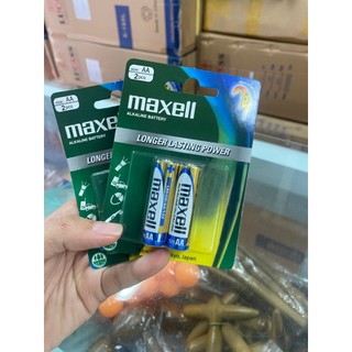 Pin maxell 2a 3a alkaline chính hãng mẫu vĩ 2 viên
