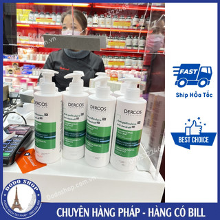 Dầu gội Vichy Dercos 390ml ngăn ngừa Gàu,nấm da đầu, hết dầu, hết bết dính dành cho tóc gầu và dầu_Dodoshop.com.vn