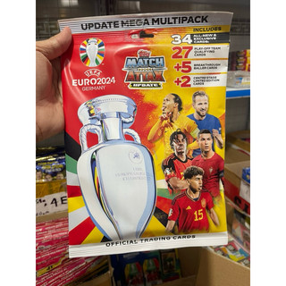 Túi chứa gói thẻ topps match attax euro 2024