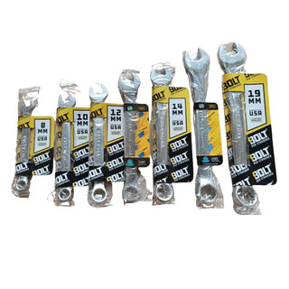 Cờ lê vòng miệng yetl/bolt, combo 7 chi tiết 8,10,12,13,14,17,19mm