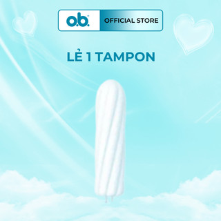 Lẻ 1 tampon o.b, Facelle, Jessa băng vệ sinh hàng Đức tiện lợi an toàn loại không cần đẩy