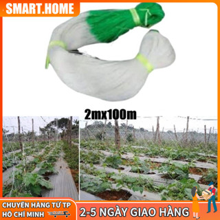  【Free ship 2M X 100M Giàn Lưới Hỗ Trợ Trồng Cây Dây Leo,Lưới Làm Giàn Cây Leo: Dưa Chuột Khổ Qua Mướp Bầu Bí 
