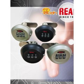 [Chính hãng] RL9047-07 khóa tủ locker 3 số tròn Real có nút đổi mật mã cho tủ dày <15mm