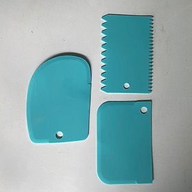 Bộ 3 dụng cụ cắt bột, vét bột, tạo vân bánh