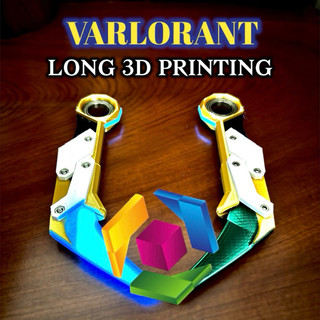 Mô hình Keyrambit Prime Valorant Đồ chơi in 3D nhựa phiên bản cao cấp Prime Dạ Quang