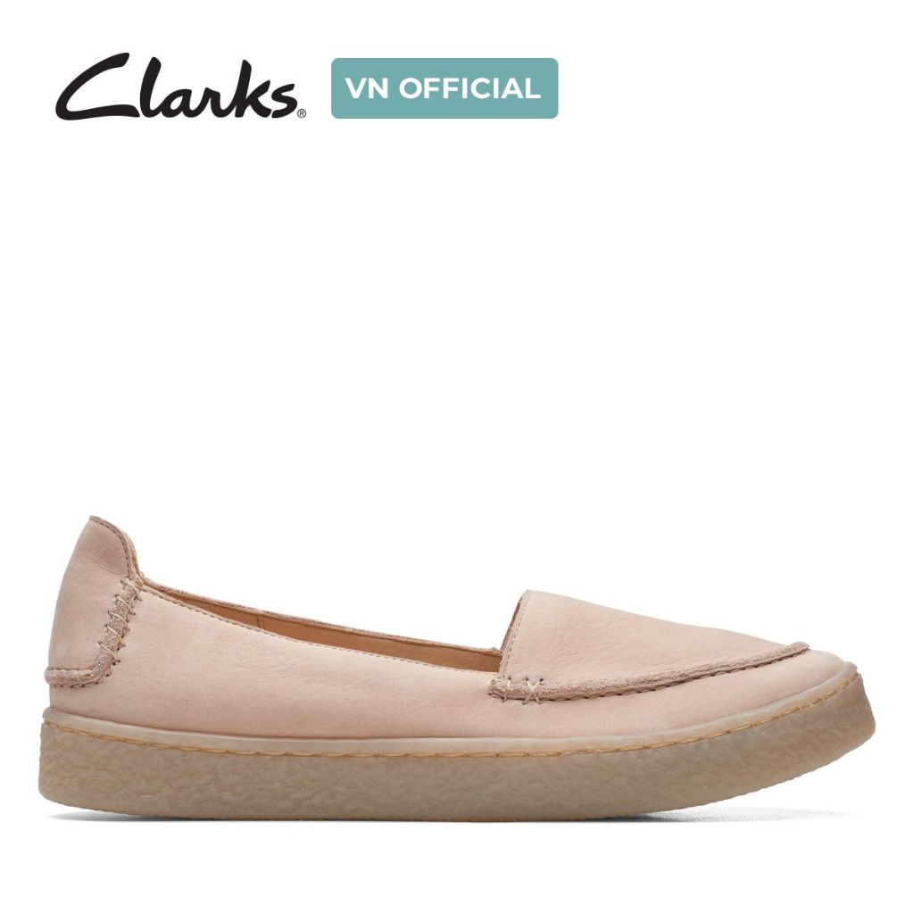 Giày Lười Da Nubuck Nữ Clarks - Barleigh Low