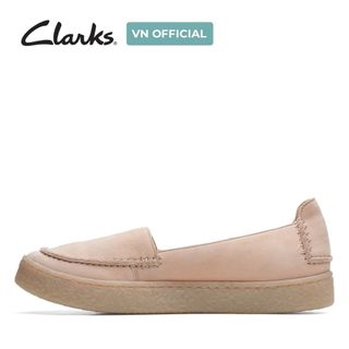 Giày Lười Da Nubuck Nữ Clarks - Barleigh Low