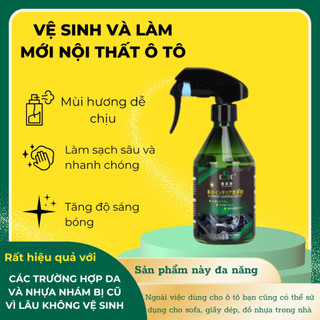 Dung dịch vệ sinh nội thất ô tô C5C làm sạch, sát khuẩn và khử mùi các bề mặt, giữ nội thất luôn sạch sẽ