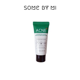 Sửa rửa mặt làm giảm mụn some by mi aha-bha-pha 30 days miracle acne clear foam 30ml