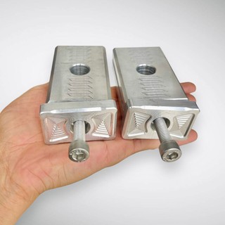 Tăng sên âm nhôm CNC nguyên khối không gỉ lắp được mọi dòng xe có rãnh thoát nước thay thế cho pat zin k độ chế