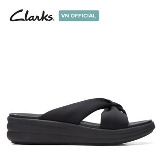 Dép quai ngang đế xuồng vải nữ clarks - drift ave