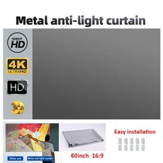 Màn 80 inch - Màn chiếu dán tường, màn chiếu phản quang hỗ trợ hình ảnh chiếu được sắc nét