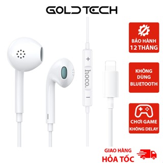 Tai nghe có dây Hoco M111 có mic nghe gọi, dây dài 120cm, tăng giảm âm lượng dành cho iphone 7 đến 14