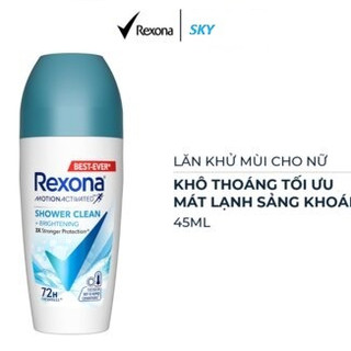 [NK Philippines ] Lăn khử mùi Rexona Shower Clean 72H 45ml
