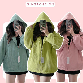 Áo Khoác Nhung Tăm Ulzza GINNY | Freesize | Gin Store