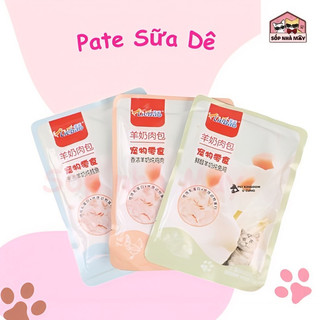 Pate thịt hầm sữa dê thơm ngon béo ngậy gói cho Mèo