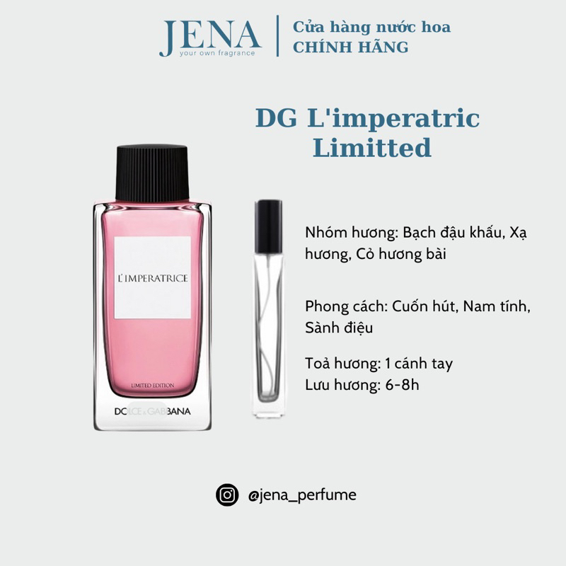 Nước Hoa Nữ L’imperatrice Limited 10ml