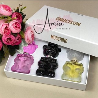 [Hàng mới về] set nước hoa gấu moschino 3x30ml 🌸 hộp quà sang chảnh