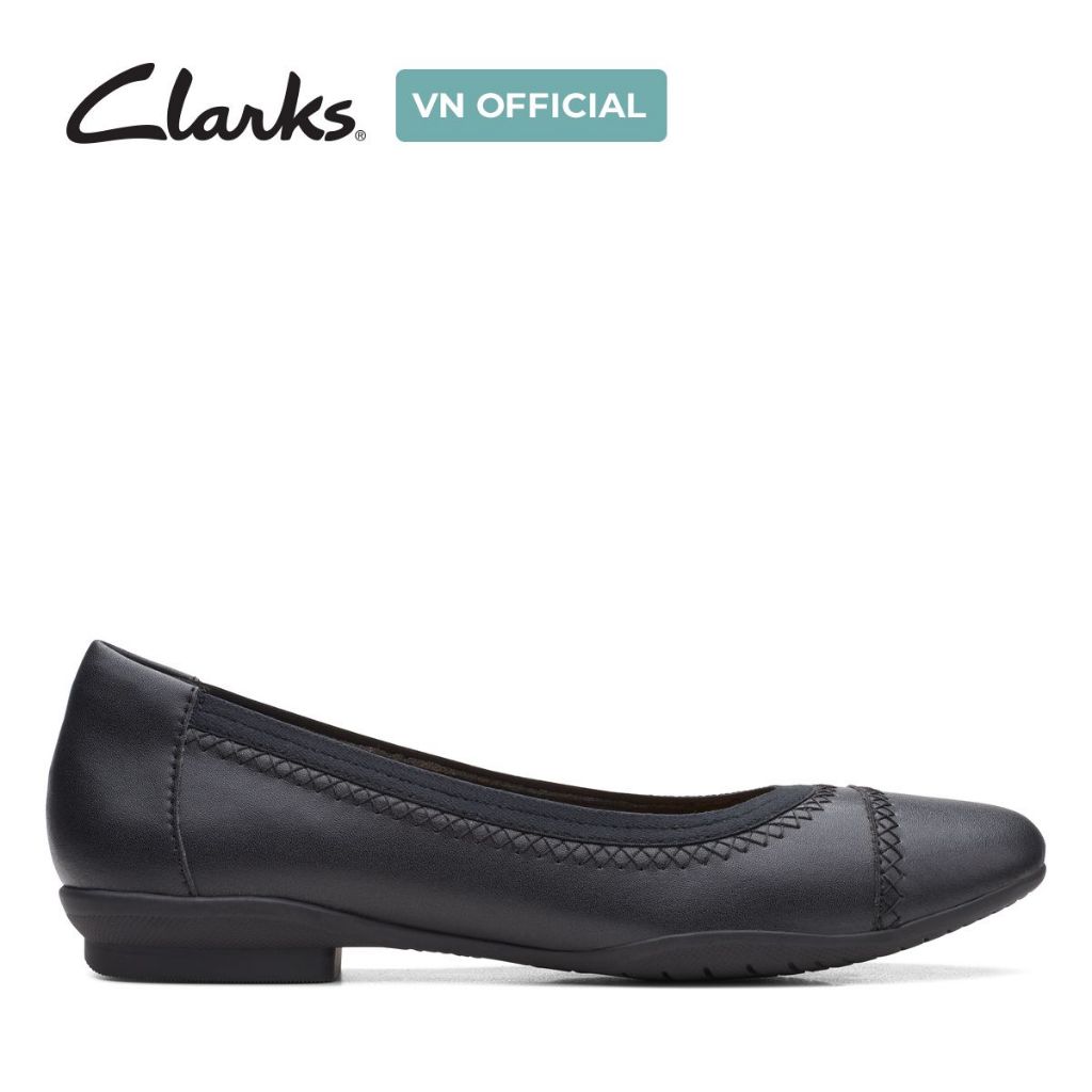 Giày Búp Bê Da Nữ Clarks - Sara Bay