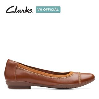 Giày Búp Bê Da Nữ Clarks - Sara Bay