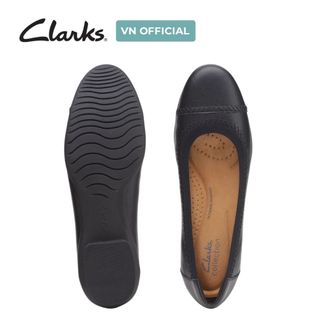 Giày Búp Bê Da Nữ Clarks - Sara Bay