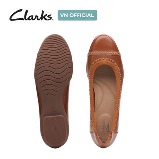 Giày Búp Bê Da Nữ Clarks - Sara Bay