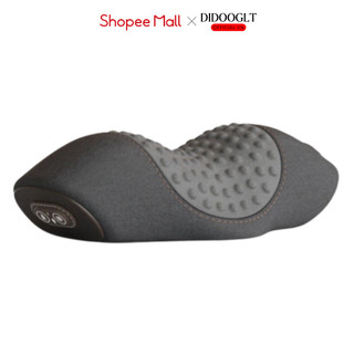 Gối kê đầu tích hợp Massage và chườm nóng, Gối cao su non thư giãn, kê cổ giảm đau mỏi Cao Cấp