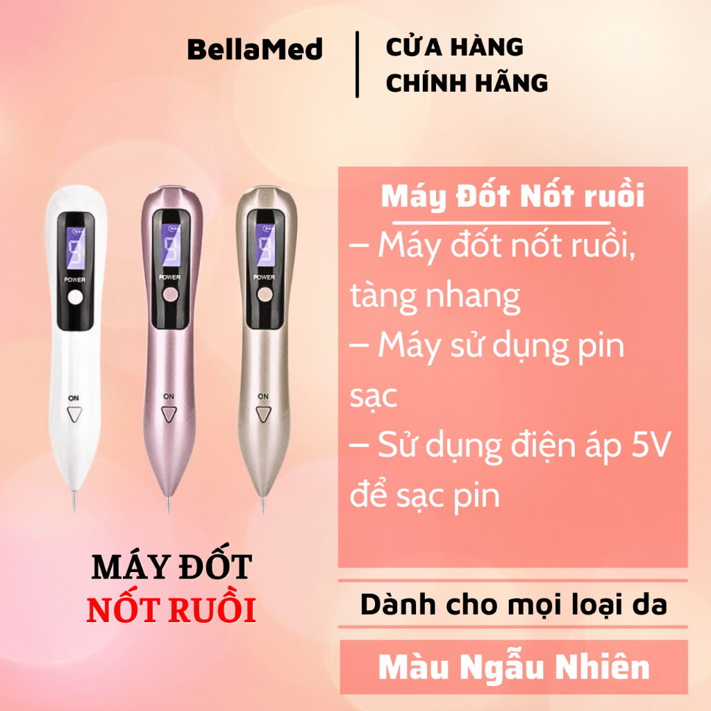 Máy Đốt Nốt Ruồi, Mụn Thịt 9 Cấp Độ Cao Cấp-Thế Hệ Mới