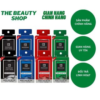 Combo 2 chai Nước Hoa bỏ túi cho Nam Romano 18ml