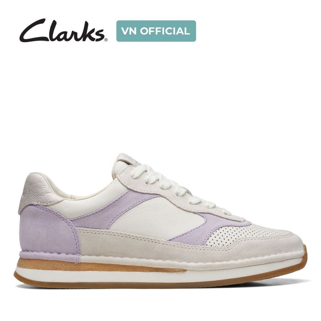 Giày Sneaker Da Lộn Nữ Clarks - CraftRun Tor. SS23