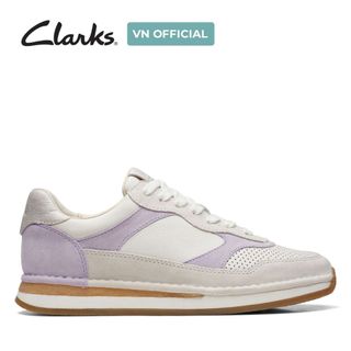 Giày sneaker da lộn nữ clarks - craftrun tor. ss23