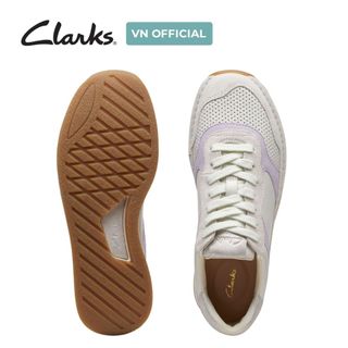 Giày Sneaker Da Lộn Nữ Clarks - CraftRun Tor. SS23