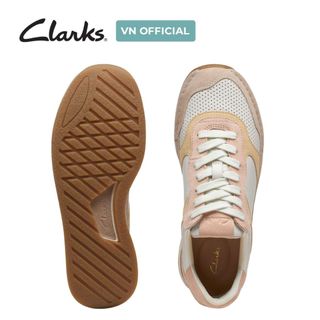 Giày Sneaker Da Lộn Nữ Clarks - CraftRun Tor. SS23