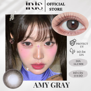 Kính áp tròng cao cấp IRIS Amy Gray +Tặng kèm khay dụng cụ