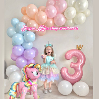 Bong bóng màu pastel set 10, 25 cái trang trí tiệc