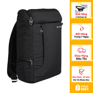 [TẶNG 1 TÚI BAO TỬ] Balo Laptop Cao Cấp Simple Carry K7 Black
