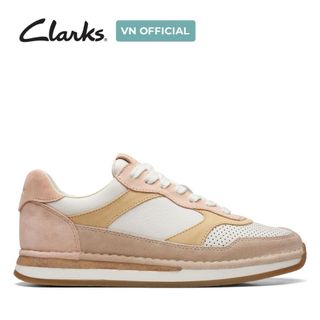 Giày Sneaker Da Lộn Nữ Clarks - CraftRun Tor. SS23