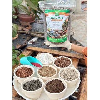 Đất trồng sen đá soilmix trộn sẵn - đất trồng , xương rồng - sen đá soilmix túi ~ 7.5kg