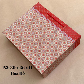 Combo 50 túi giấy đựng quà túi dạng ngang kt: 30 x 36 x 11cm