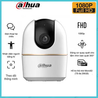 Camera WIFI trong nhà DAHUA HERO A1 H2AE 2MP, xoay 360, đàm thoại 2 chiều chính hãng
