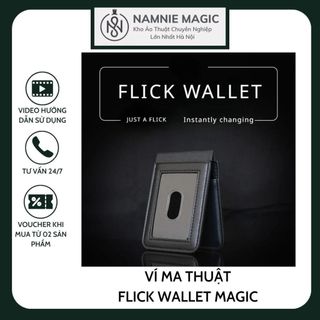 Ảo thuật ví đổi đồ vật flick wallet, đồ chơi ảo thuật sáng tạo, thông minh, trí tuệ