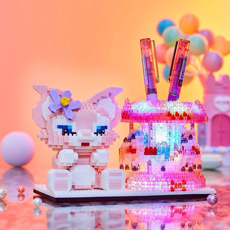 Quà tặng Đồ chơi lắp ráp mô hình lego Thỏ Bunny Stella/Cáo Linabell/Gelatoni/Duffy/Tàu lửa