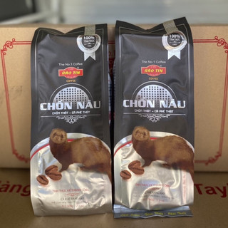 Mua 1kg tặng 1 gói 100g - cà phê chồn nâu bảo tín - 500g