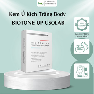 Kem ủ trắng body USOLAB - Giúp trắng da body, chống nắng bật tone lần đầu ủ 5 gói 100g