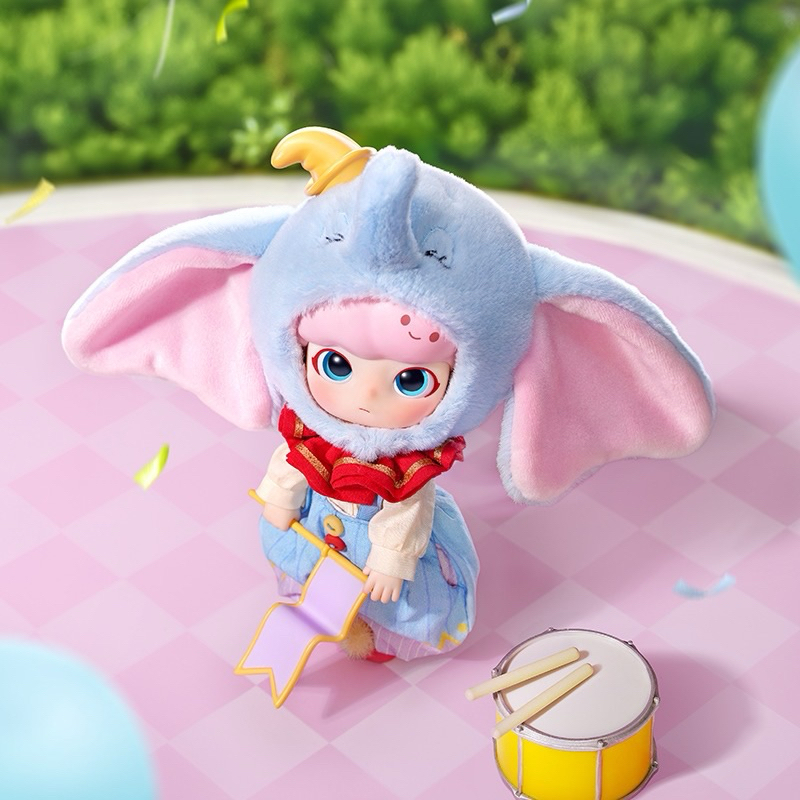 POP MART DIMOO × Dumbo Action Figure búp bê BJD Dimoo