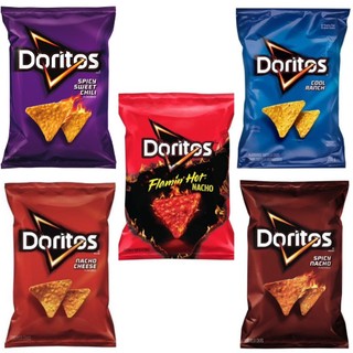 [Hàng Mỹ] Snacks Doritos Cool Ranch, Nacho Cheese,SPICIER NACHO, Flamin Hot 198.4