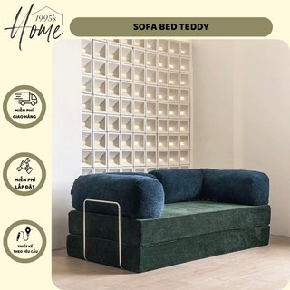 Sofa giường teddy - sofa bed mẫu mới siêu êm với lớp đệm dày - free ship nội thành