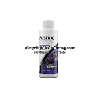 Seachem pristine 100ml, 250ml, 325ml, 500ml - vi sinh phân hủy chất mùn hữu cơ làm trong nước cho cá biển và thủy sinh