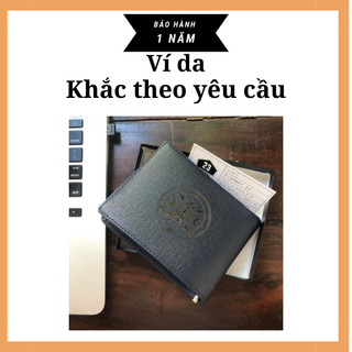 Ví Da Khắc - In Màu theo yêu cầu Saigon leather VKT001